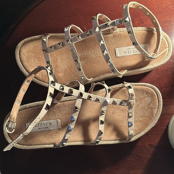 Brand new Steve Madden gladiator wedge sandals SZ10 - Picture 2 of 3